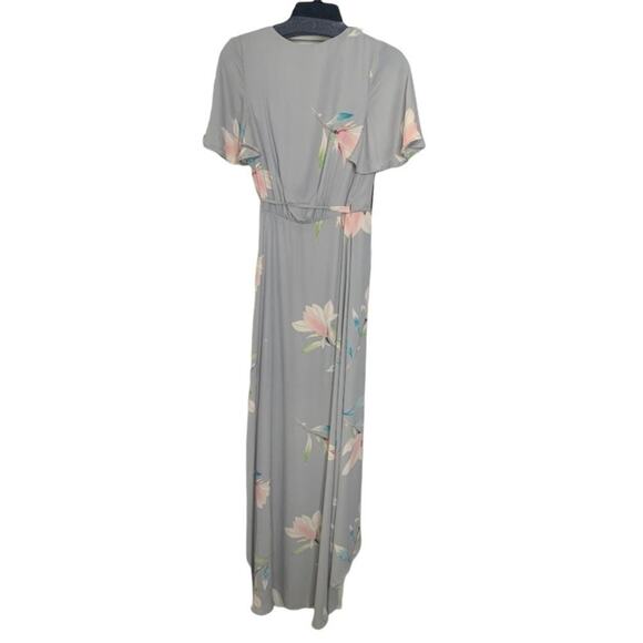 Show Me Mumu Sophia Wrap Dress tie waist short sleeve floral Maxi Dress XXS NWOT - Picture 5 of 10